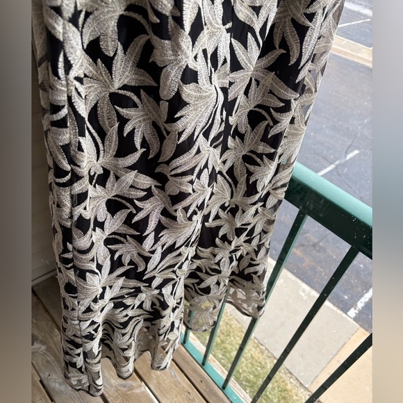 🆕✨Sam Edelman Strapless Black&Gold Embroidered Midi Dress Cocktail Party XS 0–2 - Picture 8 of 14